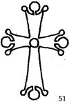 крест каплевидный
