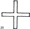 крест катакомбный или "знамение победы"