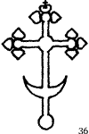 крест накупольный с полумесяцем